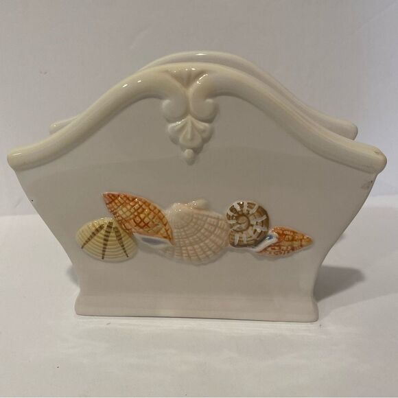 Sandy Shore Ceramic Napkin Holder - Picture 3 of 4